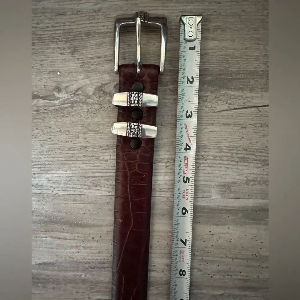 Calfskin leather belt sz 32 NWOT